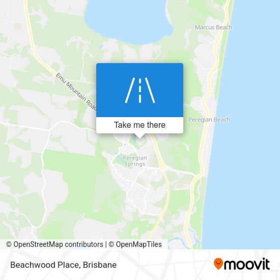 Beachwood Place map