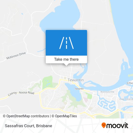 Sassafras Court map