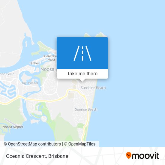 Oceania Crescent map
