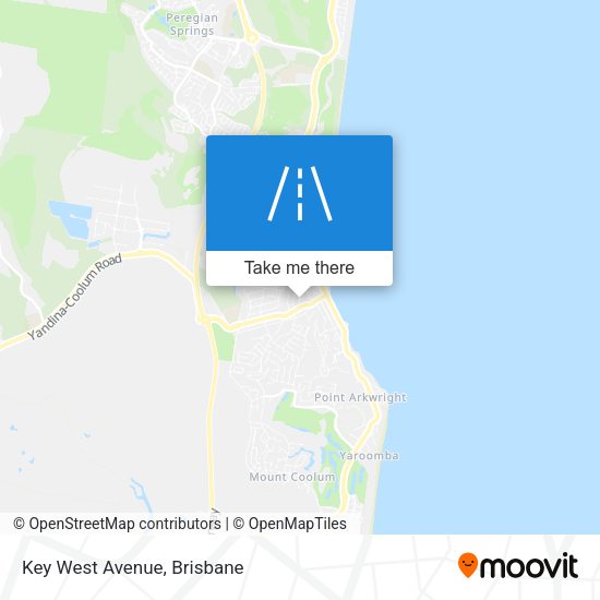 Key West Avenue map