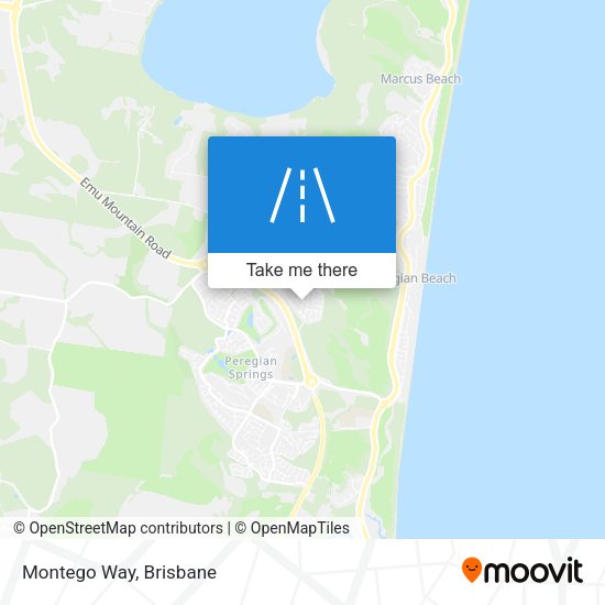Montego Way map