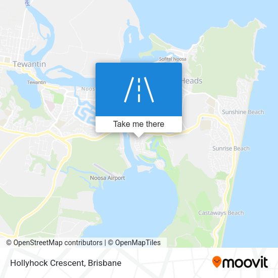 Hollyhock Crescent map