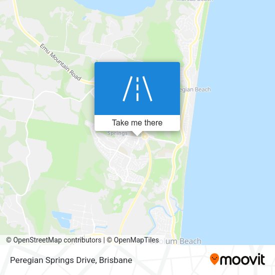 Peregian Springs Drive map