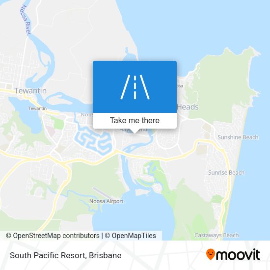 South Pacific Resort map