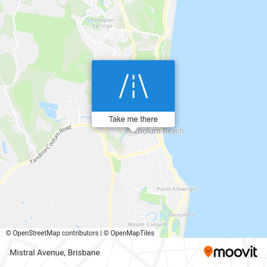 Mistral Avenue map