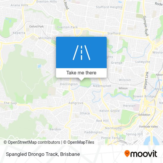 Spangled Drongo Track map