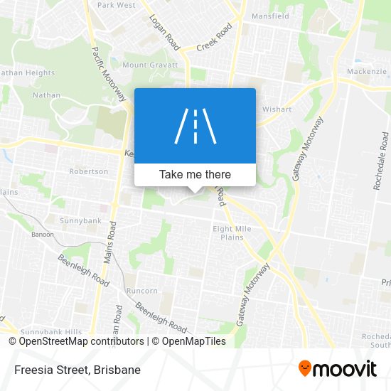Freesia Street map