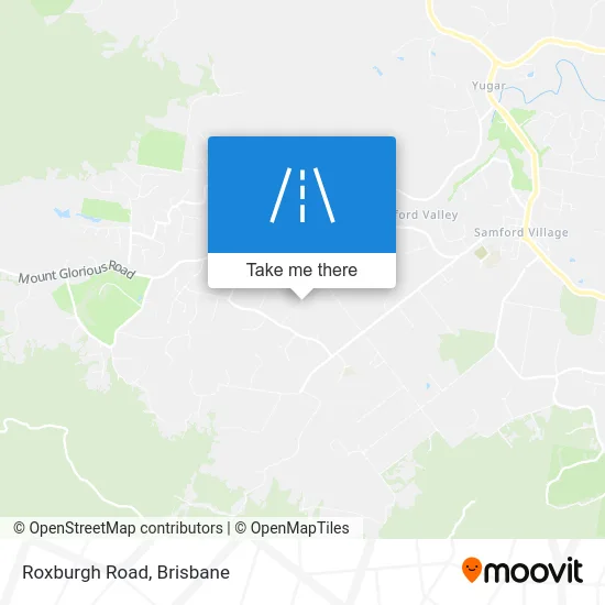 Mapa Roxburgh Road