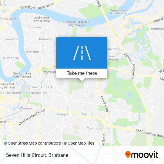 Seven Hills Circuit map