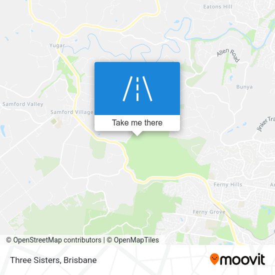 Three Sisters map