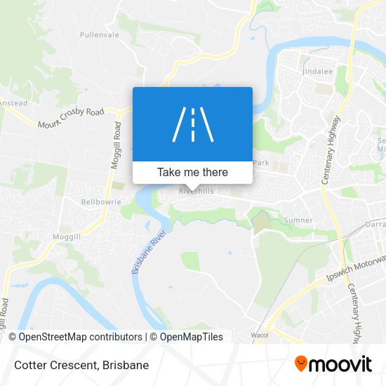 Cotter Crescent map