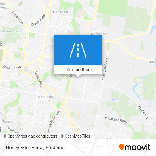 Honeyeater Place map