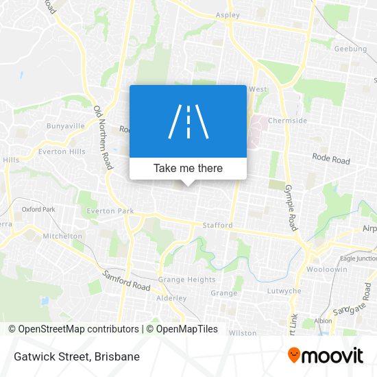 Gatwick Street map