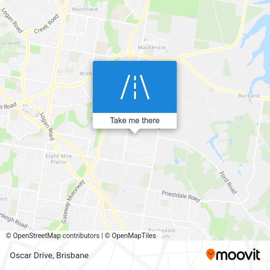 Oscar Drive map