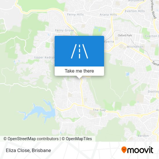 Eliza Close map