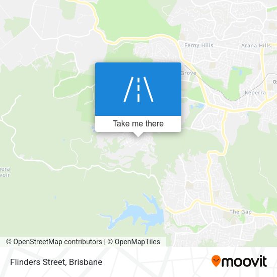 Flinders Street map