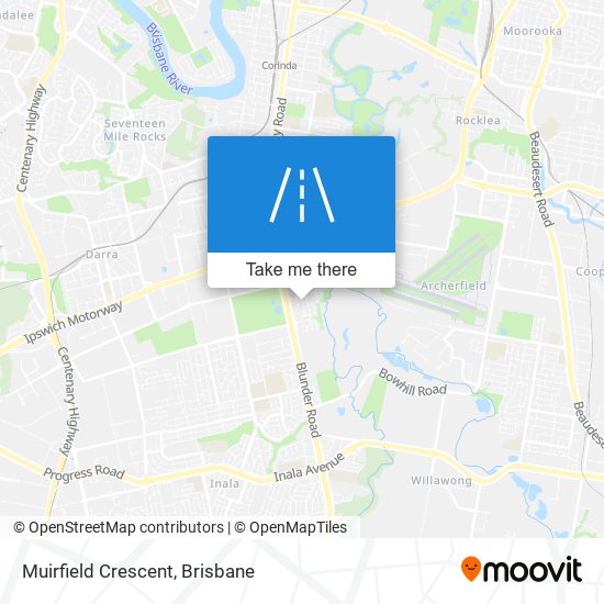 Muirfield Crescent map