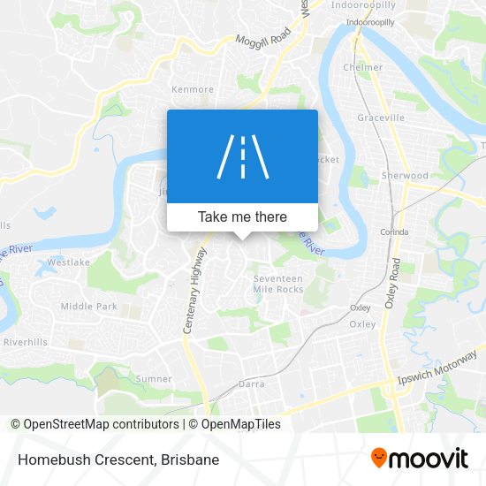 Homebush Crescent map