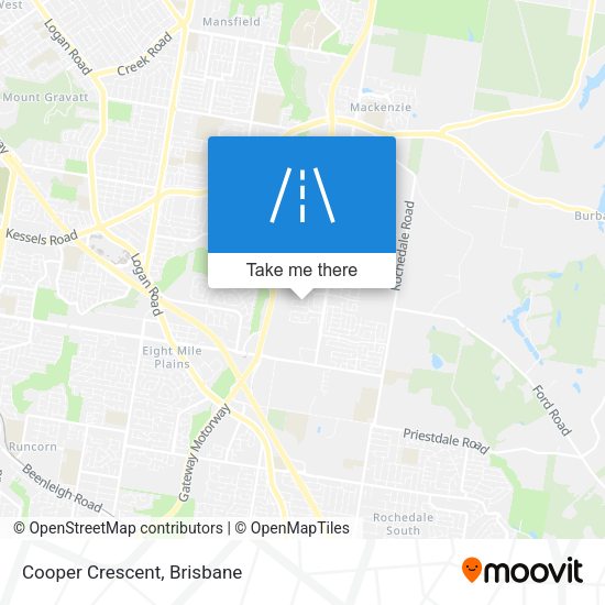 Cooper Crescent map