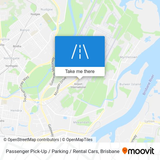 Passenger Pick-Up / Parking / Rental Cars map