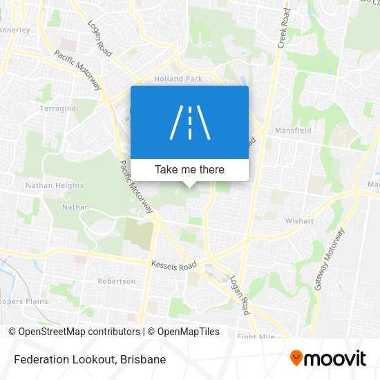 Federation Lookout map