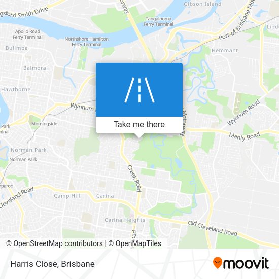 Harris Close map