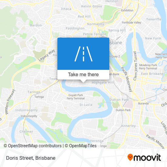 Doris Street map