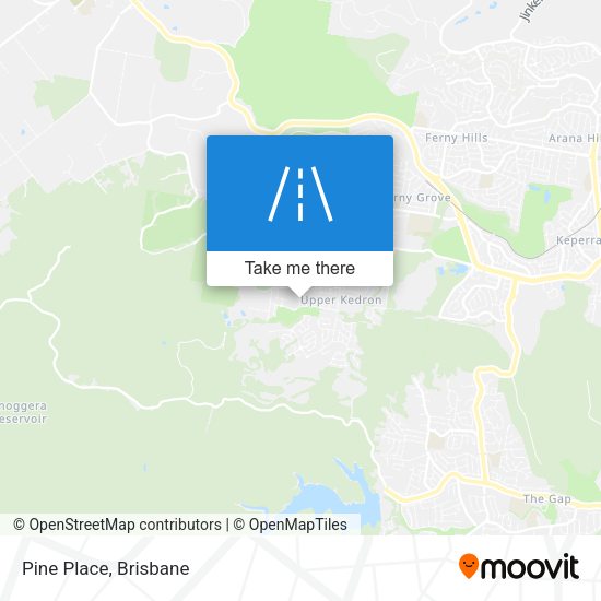 Pine Place map