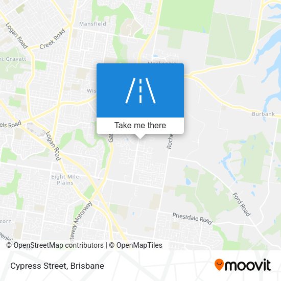 Cypress Street map