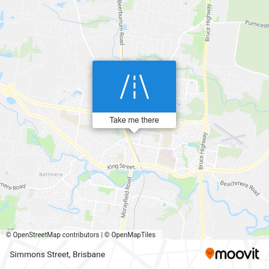 Simmons Street map
