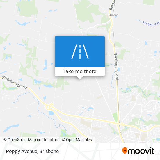 Poppy Avenue map