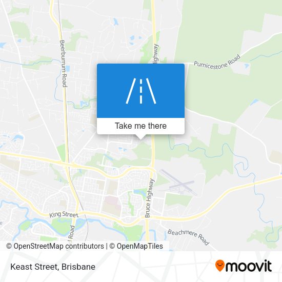 Keast Street map