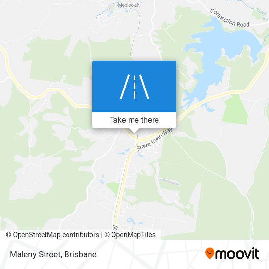 Maleny Street map