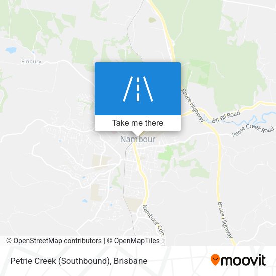 Petrie Creek (Southbound) map