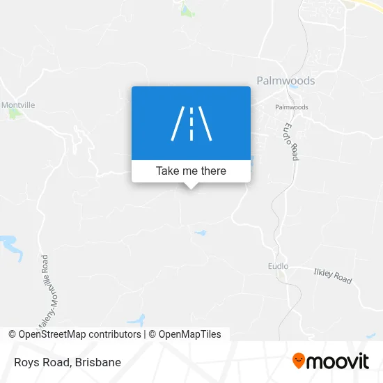 Mapa Roys Road
