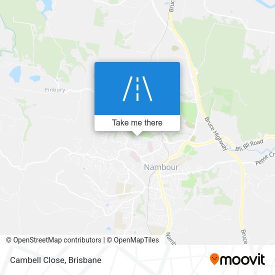 Cambell Close map
