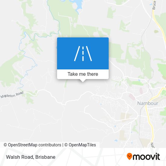 Walsh Road map