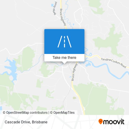 Cascade Drive map