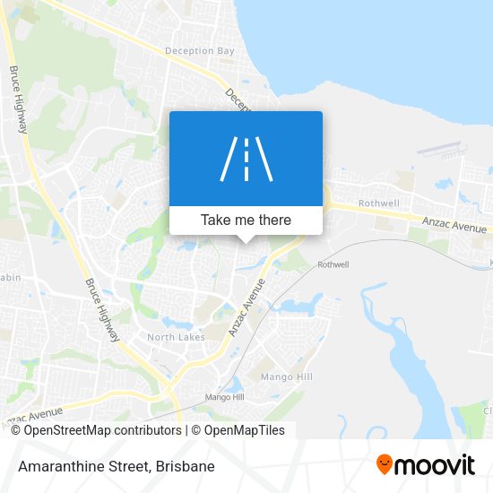 Amaranthine Street map