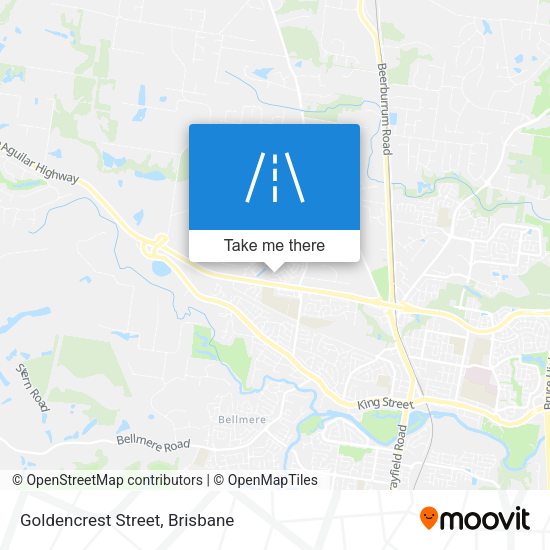 Goldencrest Street map