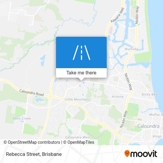 Rebecca Street map