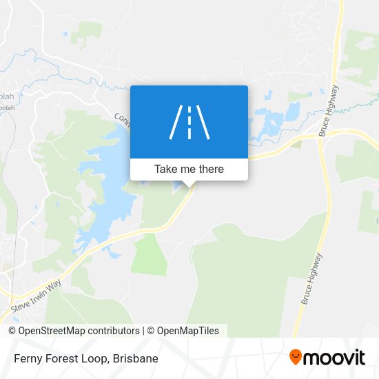 Ferny Forest Loop map