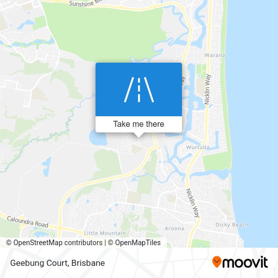 Geebung Court map