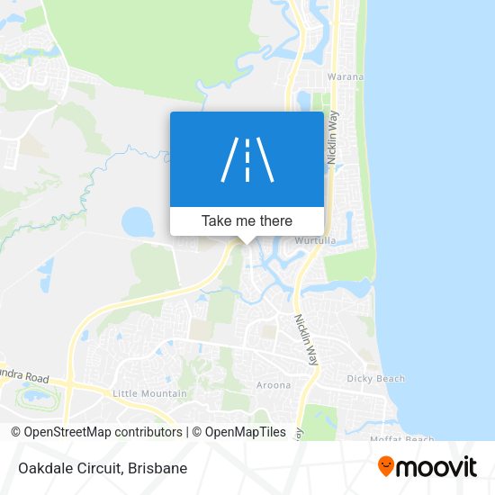 Oakdale Circuit map