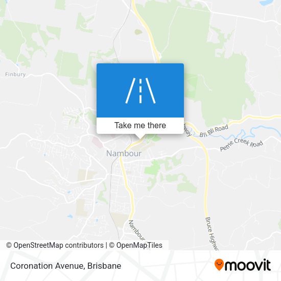 Coronation Avenue map