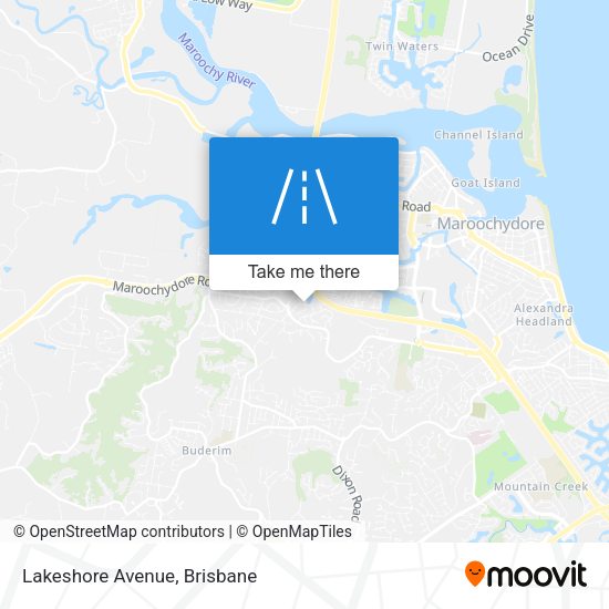 Lakeshore Avenue map