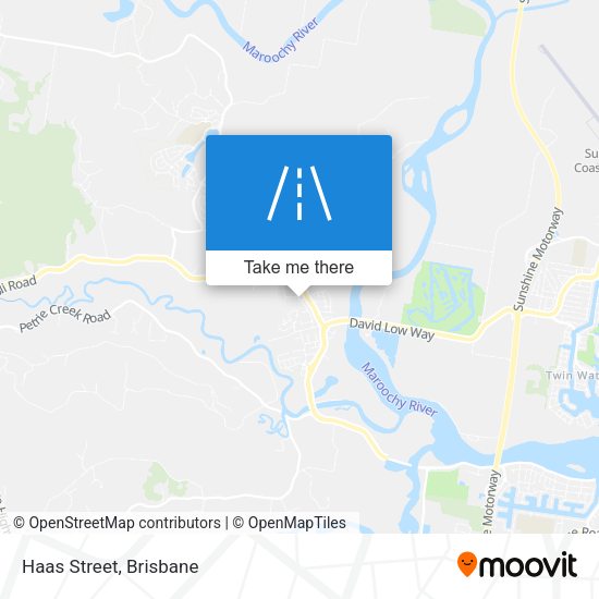 Haas Street map