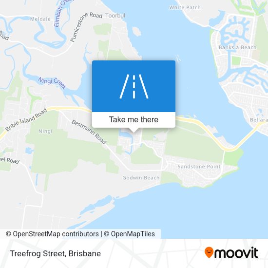 Treefrog Street map