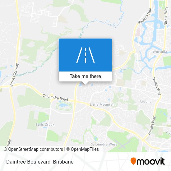 Daintree Boulevard map