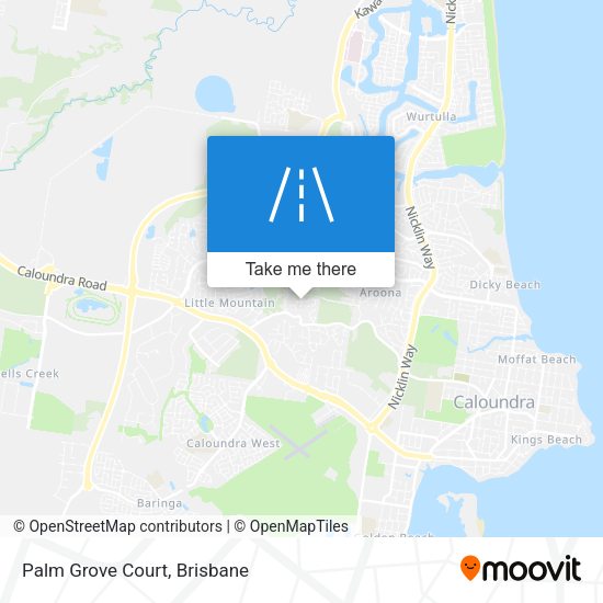 Palm Grove Court map